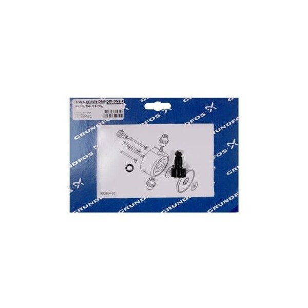Pump Repair Parts- Deaer. spindle DMI/DDI-DN8-PVC/V, DMI/DDI Series.